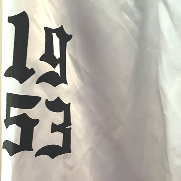 Playboy Official Black & White Varsity Jacket with Iconic Bunny Logo Size Large - Picture 11 of 11